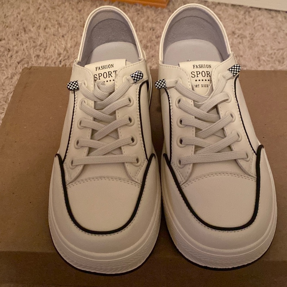 Brand new and slip in shoes with size 6.5